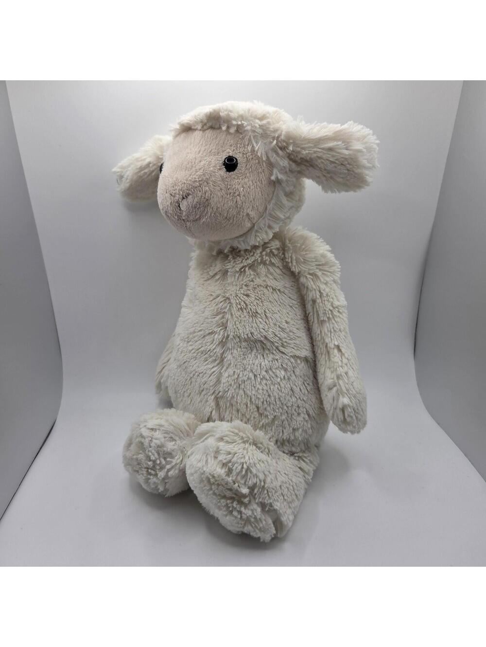 Jellycat Medium Bashful Lamb Plush Cream White Soft Stuffed Animal Sheep Toy